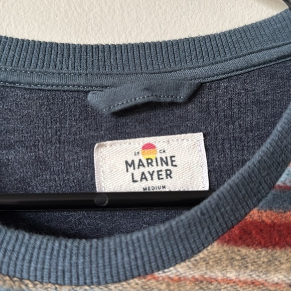Marine Layer: Signature Fleece Out Crewneck - Picture 4 of 7